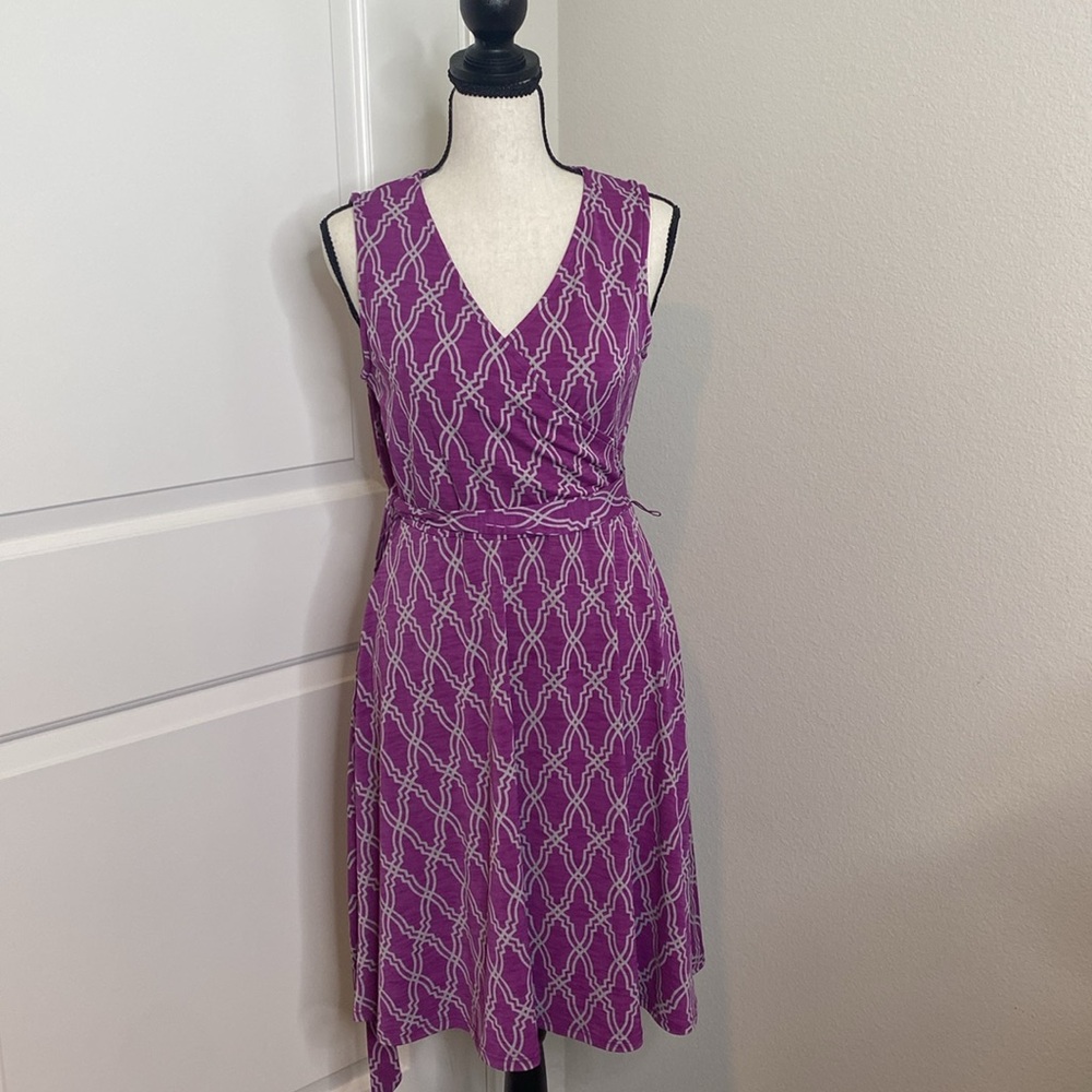 NWOT 41 Hawthorn Purple V-Neck Sleeveless Sundress
